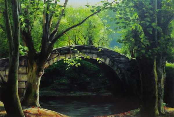 Sous le pont - Artiste Peintre - Guylaine Ruel