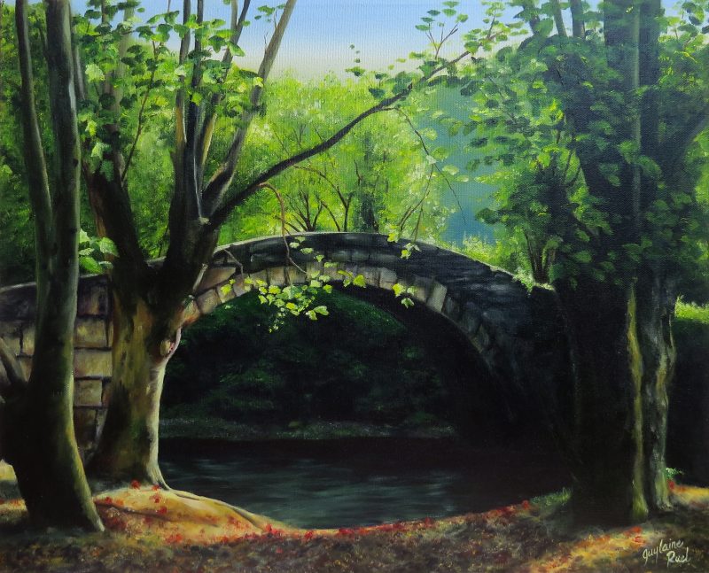 Sous le pont - Artiste Peintre - Guylaine Ruel
